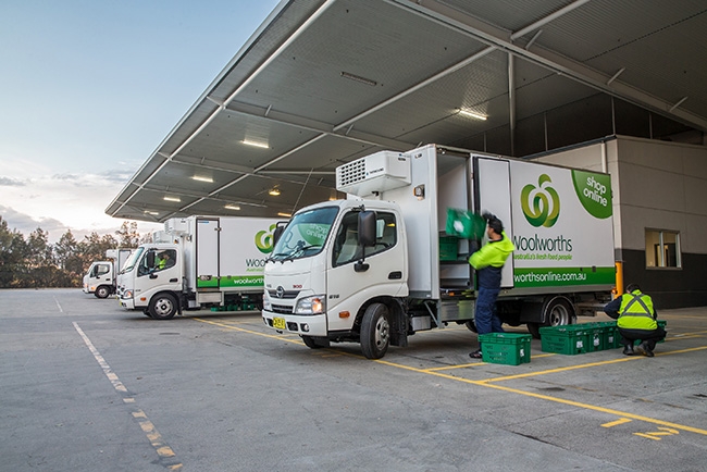 HINOS HAUL MORE GROCERIES FOR WOOLWORTHS ONLINE