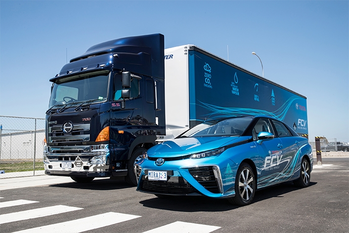 Hino Australia Powers Toyota Mirai with Mobile Hydrogen Fuel Station