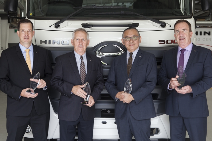 Service Award completes seventh consecutive double crown for Hino Australia
