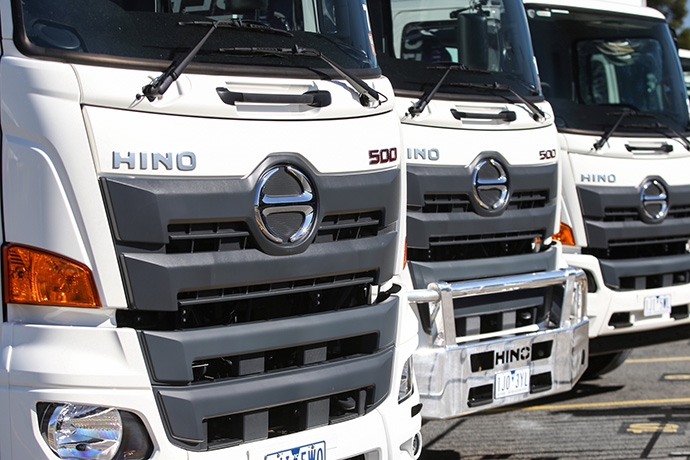 Hino 500 series wide cab sales strong