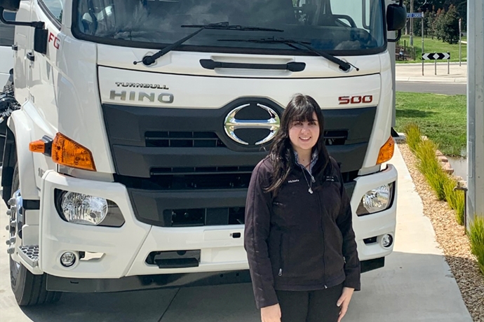 The Women of Hino: Michaela Paras, Parts and Service Advisor, Turnbull Hino