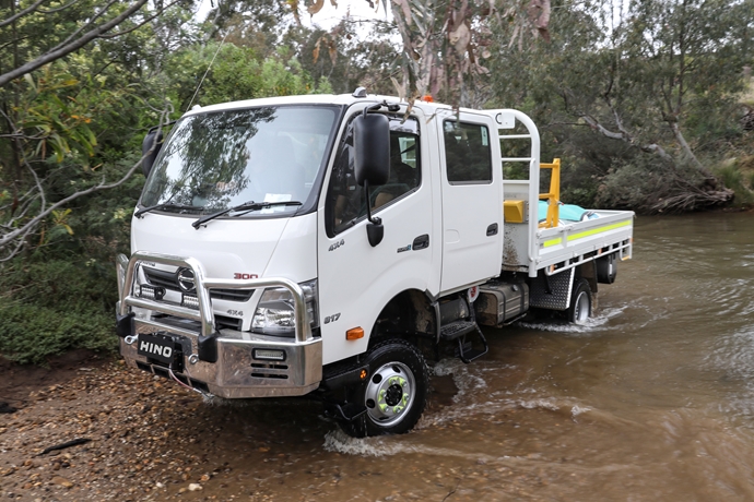 Hino 300 Series 4x4 exceeding expectations