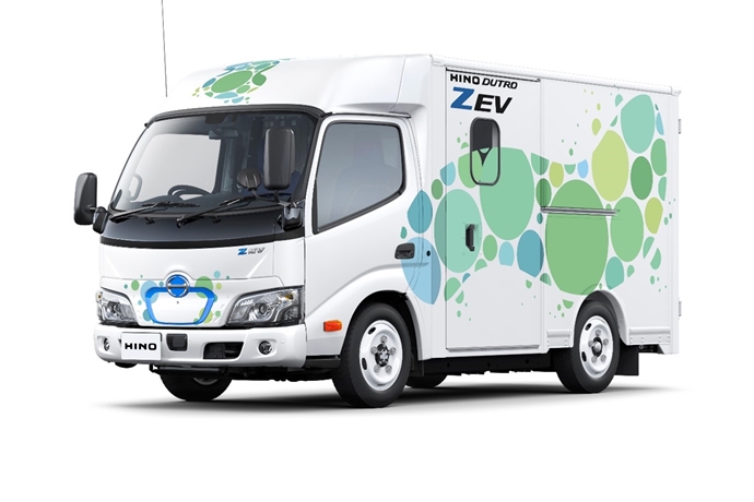 Fuel Cells and Battery EVS for Hino at Japan Mobility Show