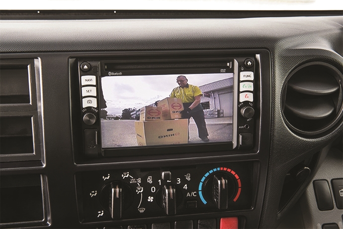 Reverse camera set to be standard on every Hino