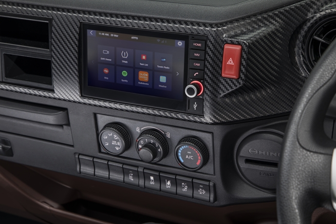 New Hino Intelligent Multimedia System standard across range