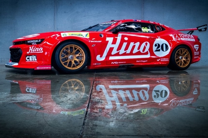 Hino Retro Livery for Team 18 on Gold Coast